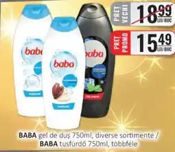 CBA BABA gel de duş Ofertă