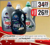 CBA ULTRA&FREE Universal detergent rufe lichid Ofertă