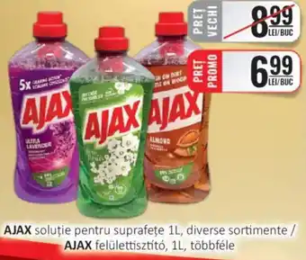 CBA AJAX soluție pentru suprafeţe Ofertă