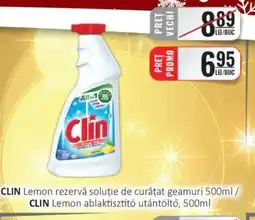 CBA CLIN Lemon rezervă soluţie de curățat geamuri Ofertă
