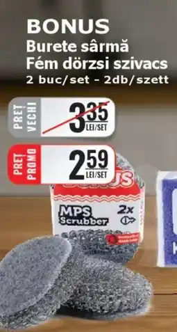 CBA BONUS Burete sârmă Fém dörzsi szivacs Ofertă