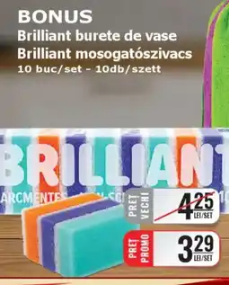 CBA BONUS Brilliant burete de vase Brilliant mosogatószivacs Ofertă