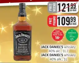 CBA JACK DANIEL'S whiskey 40% alc. Ofertă