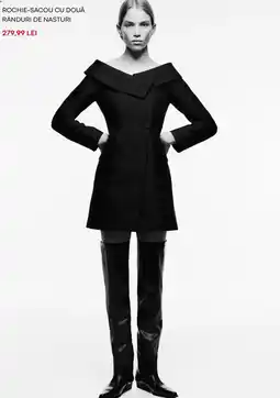 H&M ROCHIE-SACOU CU DOUĂ RÂNDURI DE NASTURI Ofertă