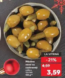 Kaufland Măsline verzi cu castraveți Ofertă