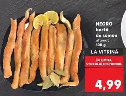 Kaufland NEGRO burtă de somon afumat Ofertă