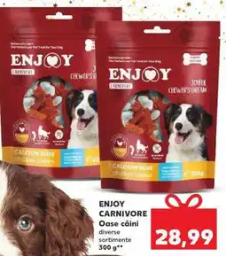 Kaufland ENJOY CARNIVORE Oase câini Ofertă