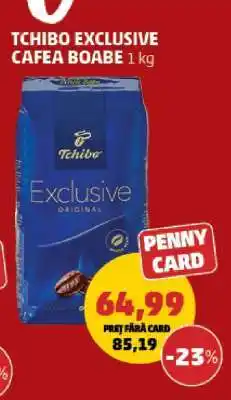 Penny Tchibo Exclusive Cafea Boabe 1 kg Ofertă