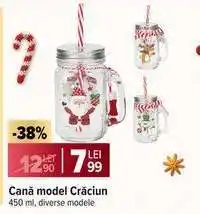 Carrefour Cană Model Crăciun Ofertă