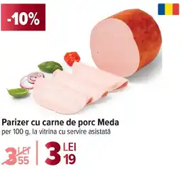 Carrefour Market Parizer cu carne de porc Meda Ofertă