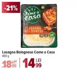 Carrefour Market Lasagna Bolognese Come a Casa Ofertă