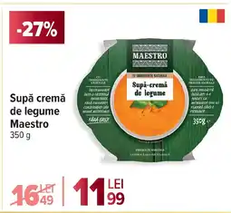 Carrefour Market Supă cremă de legume Maestro Ofertă
