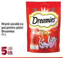 Carrefour Market Hrană uscată cu pui pentru pisici Dreamies Ofertă
