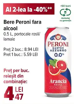 Carrefour Market Bere Peroni fara alcool Ofertă