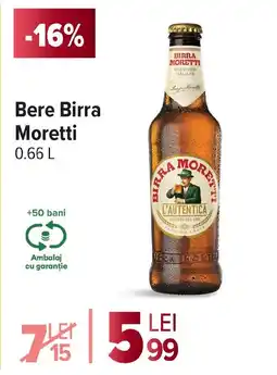 Carrefour Market Bere Birra Moretti Ofertă