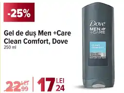 Carrefour Market Gel de duş Men +Care Clean Comfort, Dove Ofertă