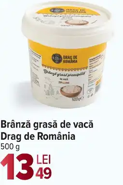 Carrefour Market Brânză grasă de vacă Drag de România Ofertă