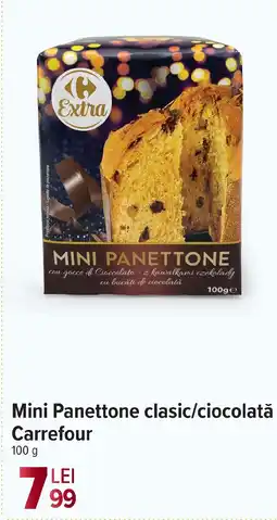 Carrefour Market Mini Panettone clasic/ciocolată Carrefour Ofertă