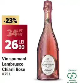Carrefour Market Vin spumant Lambrusco Chiarli Rose Ofertă