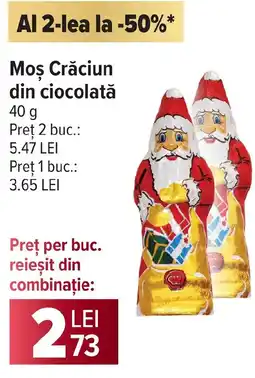 Carrefour Market Moş Crăciun din ciocolată Ofertă