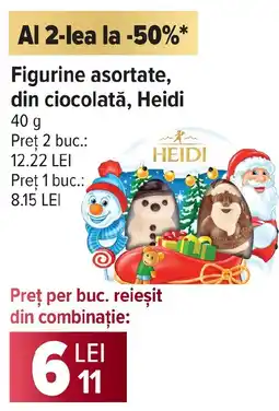 Carrefour Market Figurine asortate, din ciocolată, Heidi Ofertă