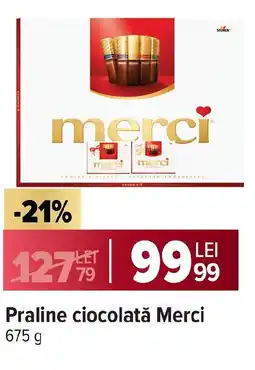 Carrefour Market Praline ciocolată Merci Ofertă