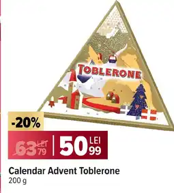 Carrefour Market Calendar Advent Toblerone Ofertă