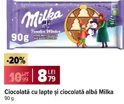 Carrefour Market Ciocolată cu lapte și ciocolată albă Milka Ofertă