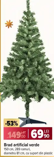 Carrefour Market Brad artificial verde Ofertă