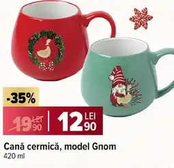 Carrefour Market Canǎ cermică, model Gnom Ofertă