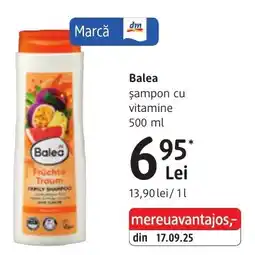 DM Balea Şampon cu vitamine Ofertă
