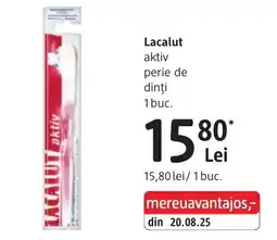 DM Lacalut aktiv perie de dinţi Ofertă