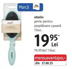 DM Ebelin perie pentru pieptănare uşoară Ofertă