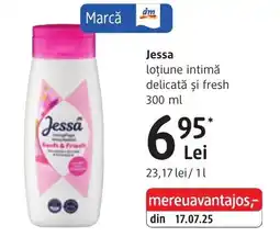 DM Jessa loţiune intimă delicată şi fresh Ofertă