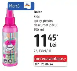 DM Balea spray pentru descurcat părul Ofertă