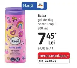 DM Balea gel de duş pentru copii Ofertă