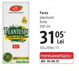 DM Fares plantusin forte Ofertă