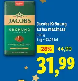 Lidl Jacobs Krönung Cafea măcinată Ofertă