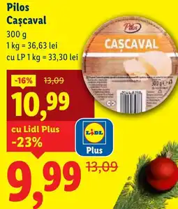 Lidl Pilos Cascaval Ofertă