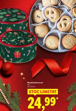 Lidl Biscuiți danezi cu unt Ofertă