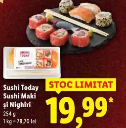 Lidl Sushi Today Sushi Maki şi Nighiri Ofertă
