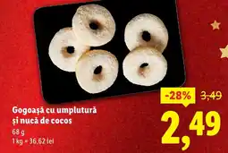 Lidl Gogoaşă cu umplutură şi nucă de cocos Ofertă