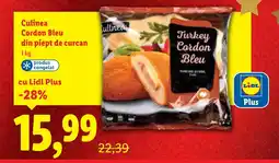Lidl Culinea Cordon Bleu din piept de curcan Ofertă
