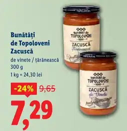 Lidl Bunatati de Topoloveni Zacuscǎ Ofertă
