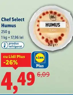 Lidl Chef Select Humus Ofertă