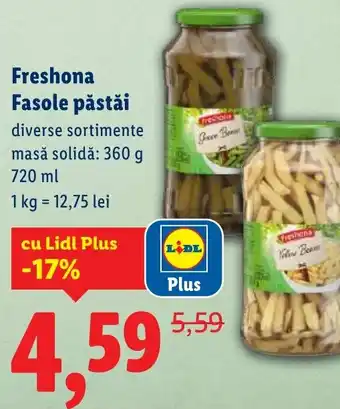 Freshona Fasole păstăi