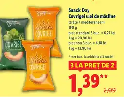 Lidl Snack Day Covrigei ulei de măsline Ofertă