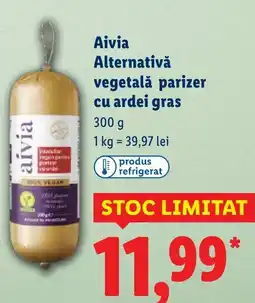 Lidl Aivia Alternativă vegetală parizer cu ardei gras Ofertă