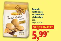 Lidl Boromir Turtă dulce cu portocale şi ciocolată Ofertă