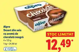 Lidl Alpro Desert din soia cu aromă de ciocolată neagră Ofertă